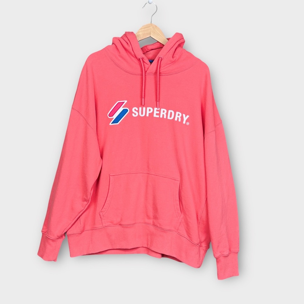 Superdry Pink Code Applique Oversized Hoodie Logo… - image 7